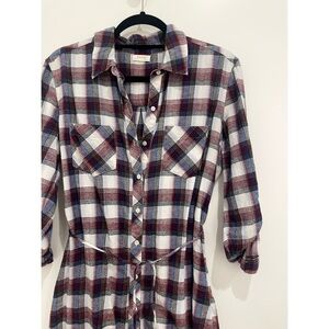 Joie Plaid Flannel Dress